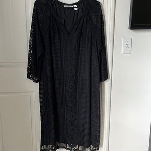 Issac Mizrahi Live black dress